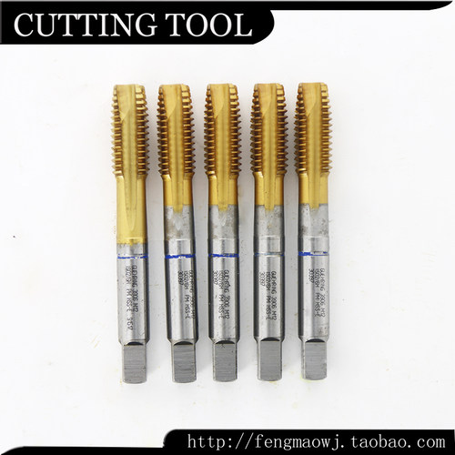 进口二手丝锥德国GUEHRING HSS-E 6H M12镀钛先端螺尖机用丝攻4槽