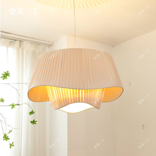 法式吊灯布艺主卧室客厅主灯餐厅