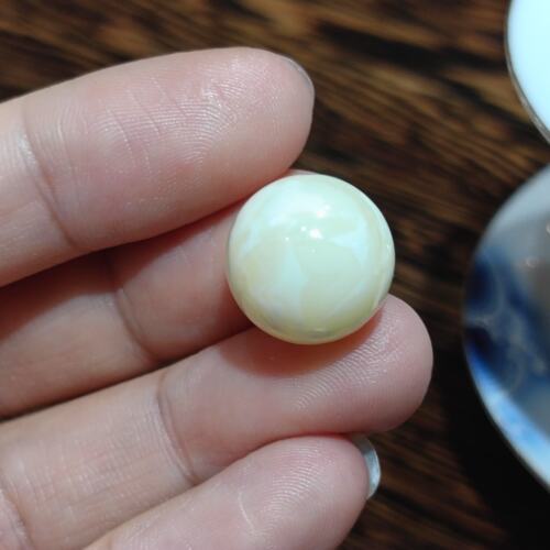 15MM 2克 天然白蜜蜜蜡圆珠 总600元包邮