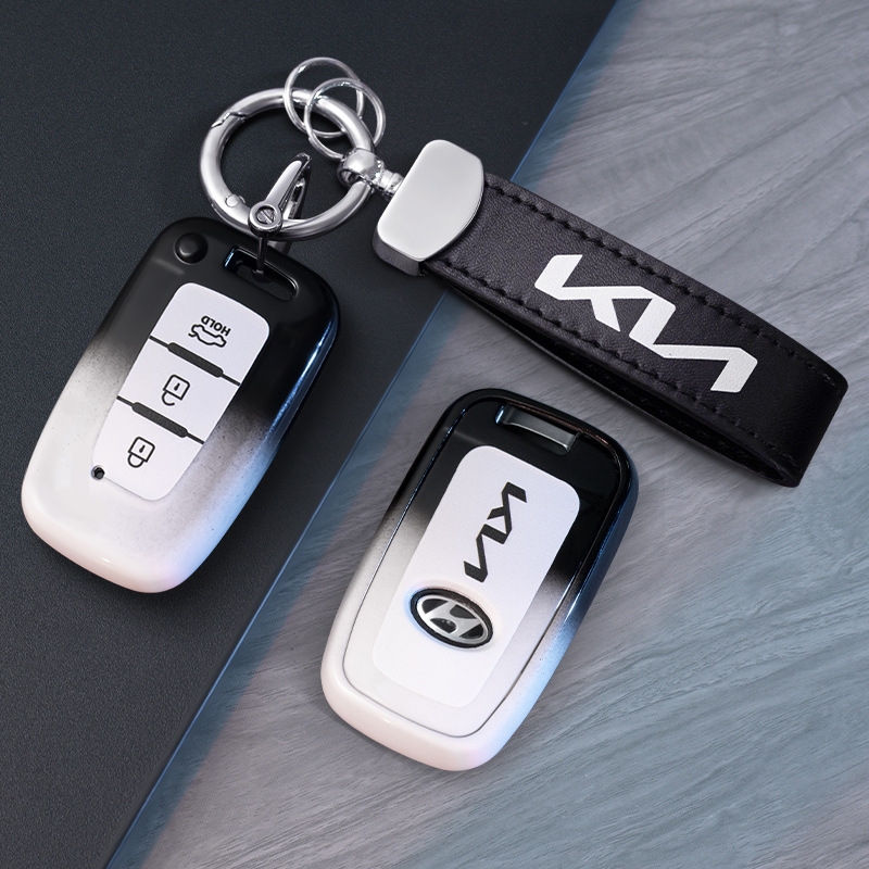 专用于东风起亚钥匙套k2k3k4k5kx3kx5智跑福瑞迪索兰托全包壳扣