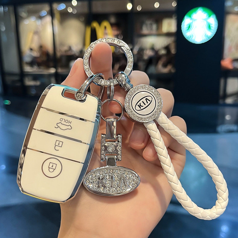 适用起亚K3汽车钥匙套K4智跑kx3奕跑kx57凯绅壳CROSS索兰托K5扣包