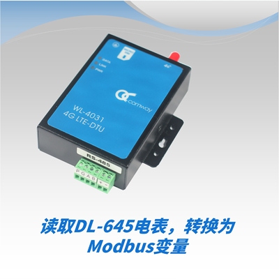 DLT645转Modbus云平台远程抄表