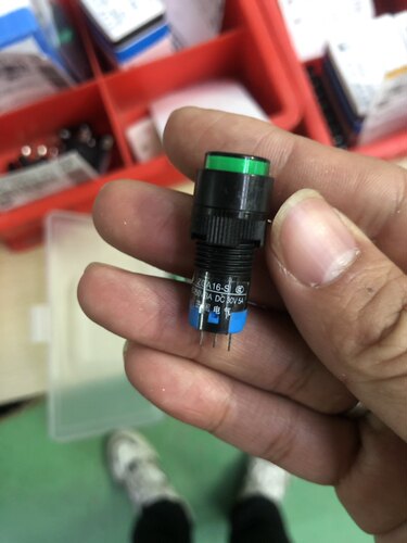 圆形按钮开关LA12Y脚银点12mm