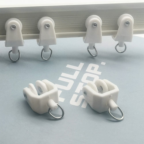 窗帘轨道导轨滑轮工字轨滚轮