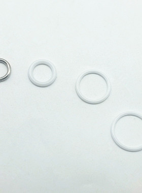 1厘米罗马帘小圈白色塑料小圈圈配件辅料 穿绳小环折帘布圆环闭口