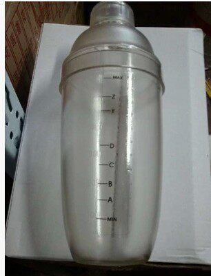 3个包邮奶茶摇摇杯 带刻度防烫树脂雪克壶/ 雪克杯