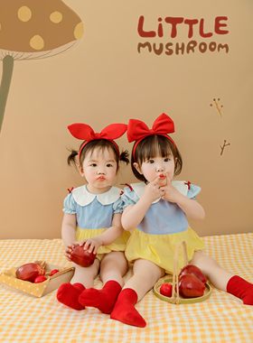 儿童摄影主装白雪公主1-2岁女孩