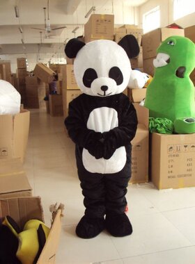 小熊猫人偶服国宝大熊猫panda广告宣传熊猫卡通服装演出表演道具
