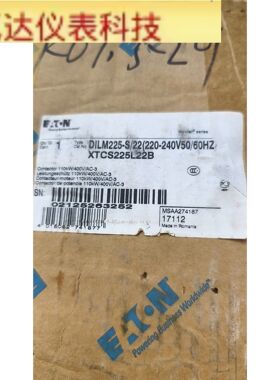 全新伊顿DILM225-S/22接触器 XTCS225L22B拍前议价