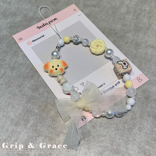 原创设计夏日清透简约时尚 手机链小众高级感轻奢挂绳CCD相机挂绳