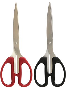 得力剪刀6010 不锈钢剪刀家用剪纸办公剪刀21cm