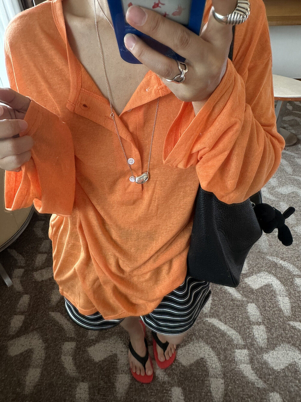 BABESTYLE｜夏日简约百搭纯色净版比基尼罩衫薄款微透长袖宽松T