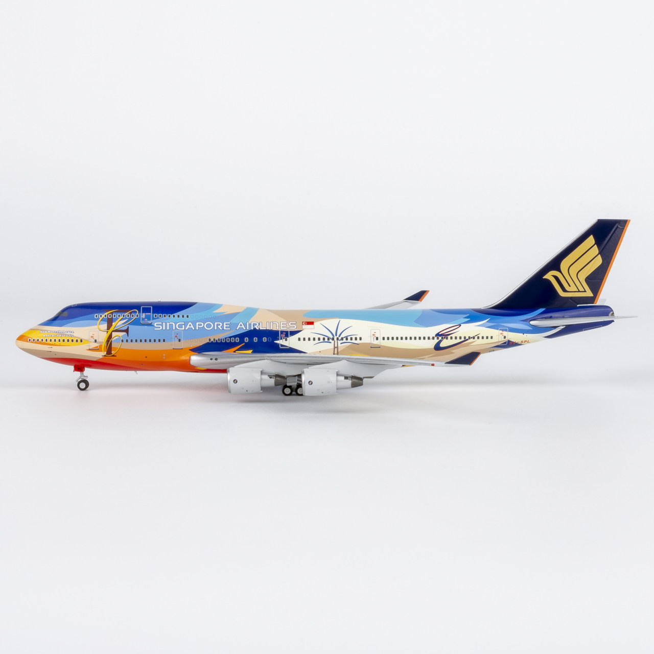 NG 04011 新加坡航空 747-400 9V-SPL 1:400