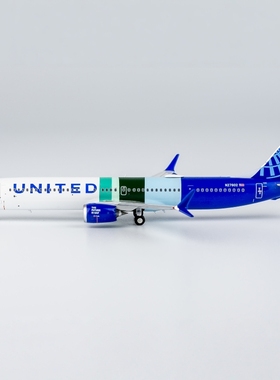 NG 90002/90003 联合航空 737 MAX 10 N27602 合金航模1:400