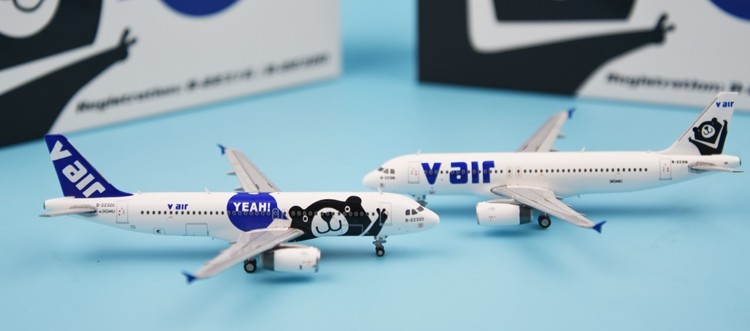 dreamair 威航 a320-200 b-22320/b-22316 1:400