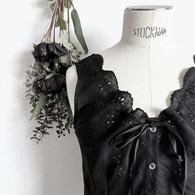 bilitis同款纯亚麻无袖背心神机