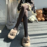 Цветные японские демисезонные колготки, леггинсы, базовые носки, стиль Лолита, увеличенная толщина