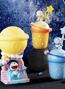 正品必胜客哆啦A梦叮当星球拍拍灯变色水杯机器猫小夜灯生日礼物