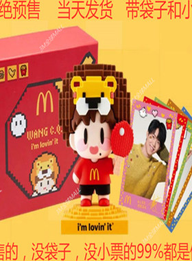 现货当天发王楚钦像素积木公仔