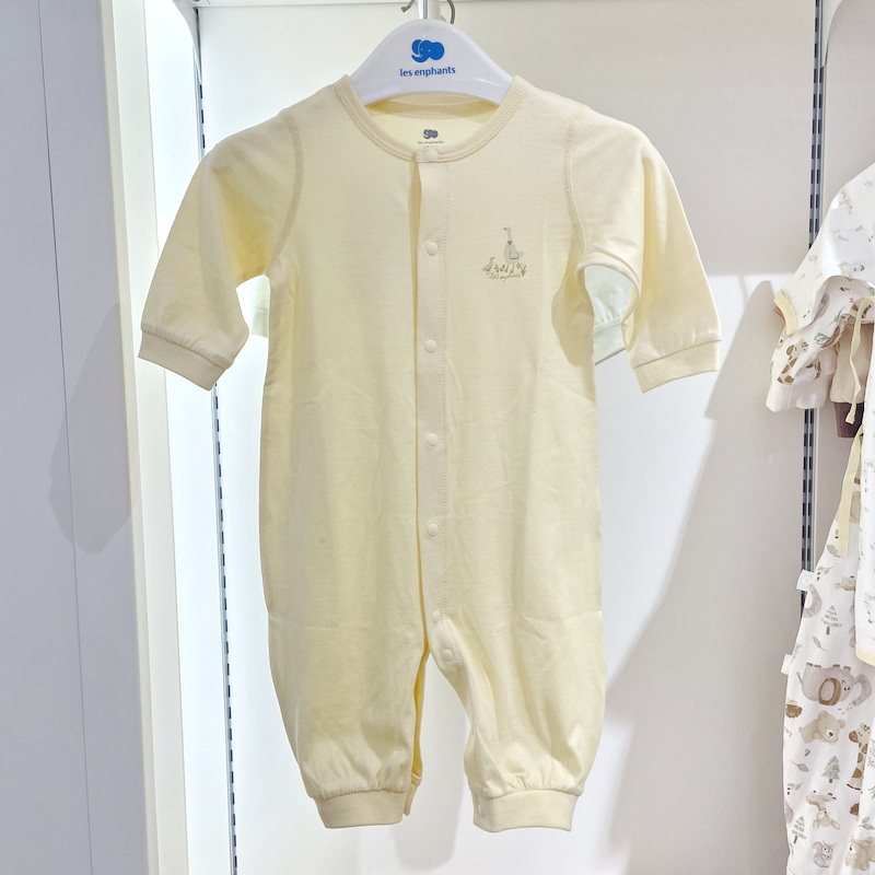 丽婴房专柜连体衣纯棉哈衣爬服内衣2026春夏长袖家居空调爬服薄款