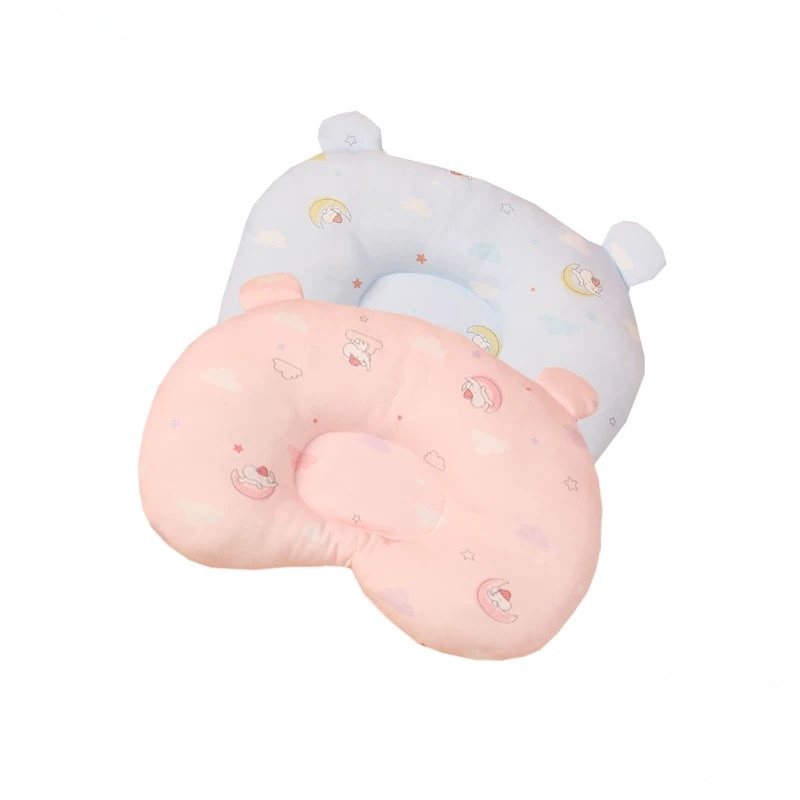 丽婴房专柜正品新生婴儿定型枕防偏头男女宝宝纯棉四季款枕头