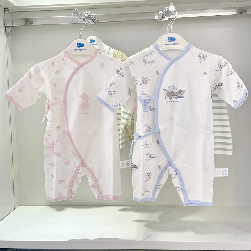 丽婴房童装专柜同款新生婴儿连体衣2025秋冬斜襟爬服纯棉系带内衣