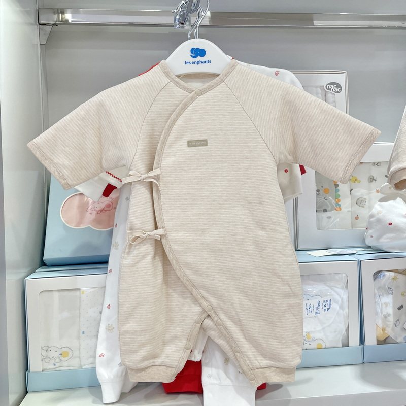 丽婴房商场专柜正品夹棉连体衣