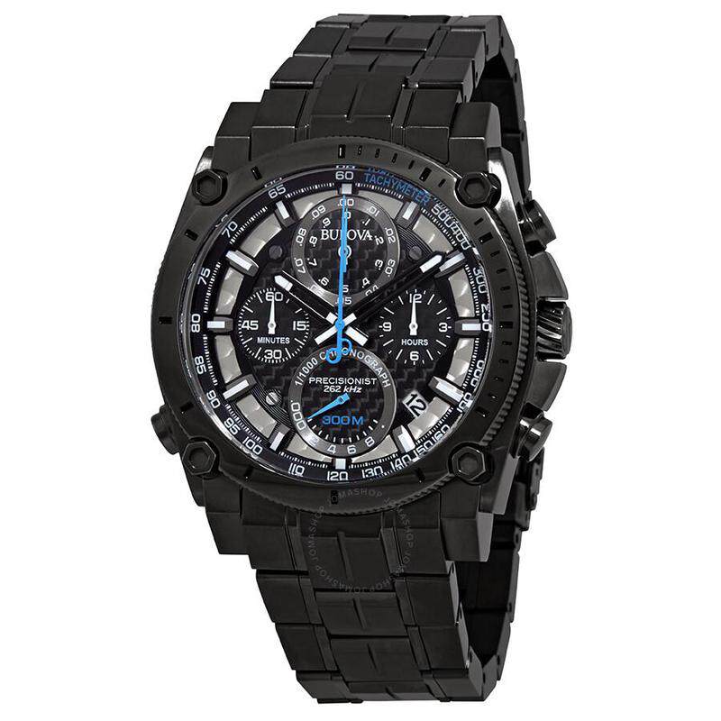 海外代购BULOVA/宝路华男士石英腕表三眼计时日历显示石英机芯