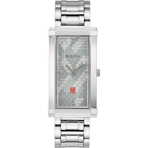 海外代购BULOVA/宝路华女士手表欧美腕表三针显示矿物玻璃镜面