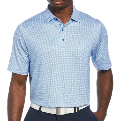 海外代购Callaway/卡拉威男士高尔夫上装舒适透气弹力面料短袖