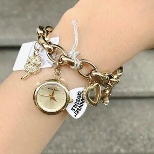 代购 KLEIN安妮克莱因手表女手链手镯挂件表带ak创意石英手表 ANNE