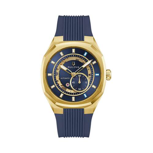 海外代购BULOVA/宝路华男士手表欧美腕表自动上链镂空表盘