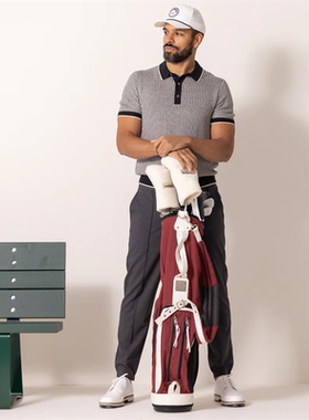 代购Jones Players Series球员系列赛红色简约高尔夫球包单肩包