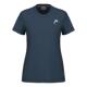 代购 圆领深蓝色 HEAD海德女士运动T恤透气速干舒适吸湿排汗短袖