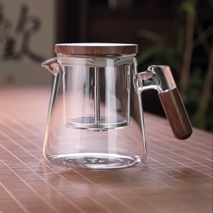 玻璃飘逸杯泡茶壶茶水分离懒人神器一键过滤茶杯家用高档功夫茶具