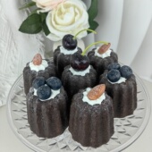 仿真可露丽模型奶油蛋糕水果下午茶点心面包店面布置拍照装 饰道具