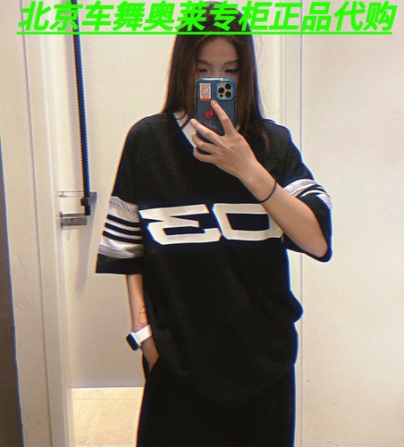 adidas阿迪达斯三叶草男女复古足球风网眼短袖T恤IY7378