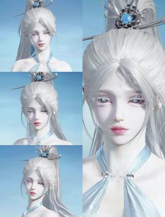 国服 永劫无间捏脸数据 女脸型 顾清寒 清冷少御