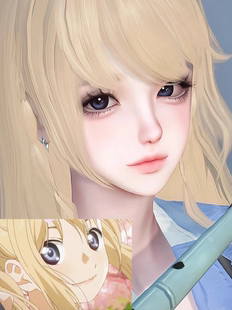 宫园熏仿捏 口吃猫 逆水寒手游捏脸全职业女通用