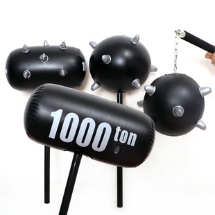 pvc儿童派对敲打充气玩具 气球锤子充气锤子狼牙棒锤子充气流星锤