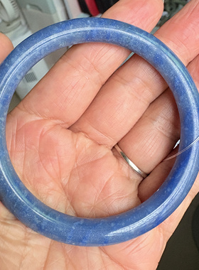 东陵玉细圆条美人条时尚百搭国风手镯60.8圈