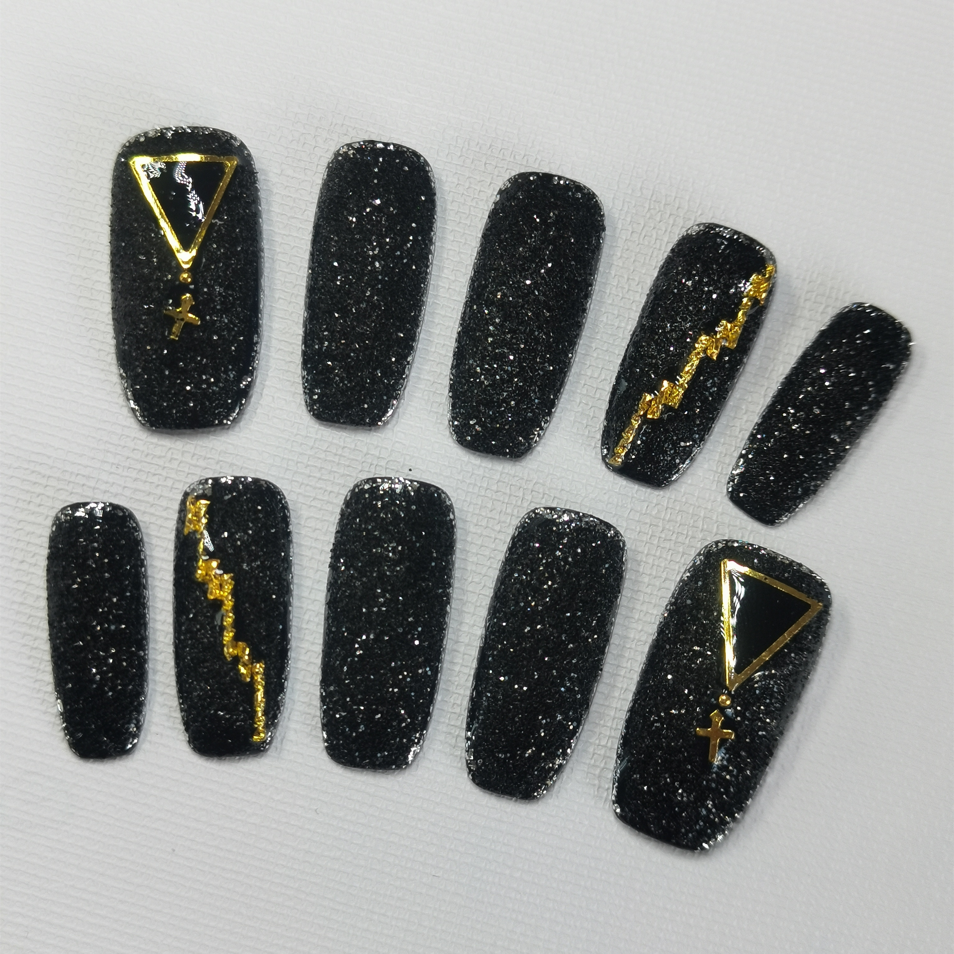 纯手工穿戴甲美甲成品假指甲贴片