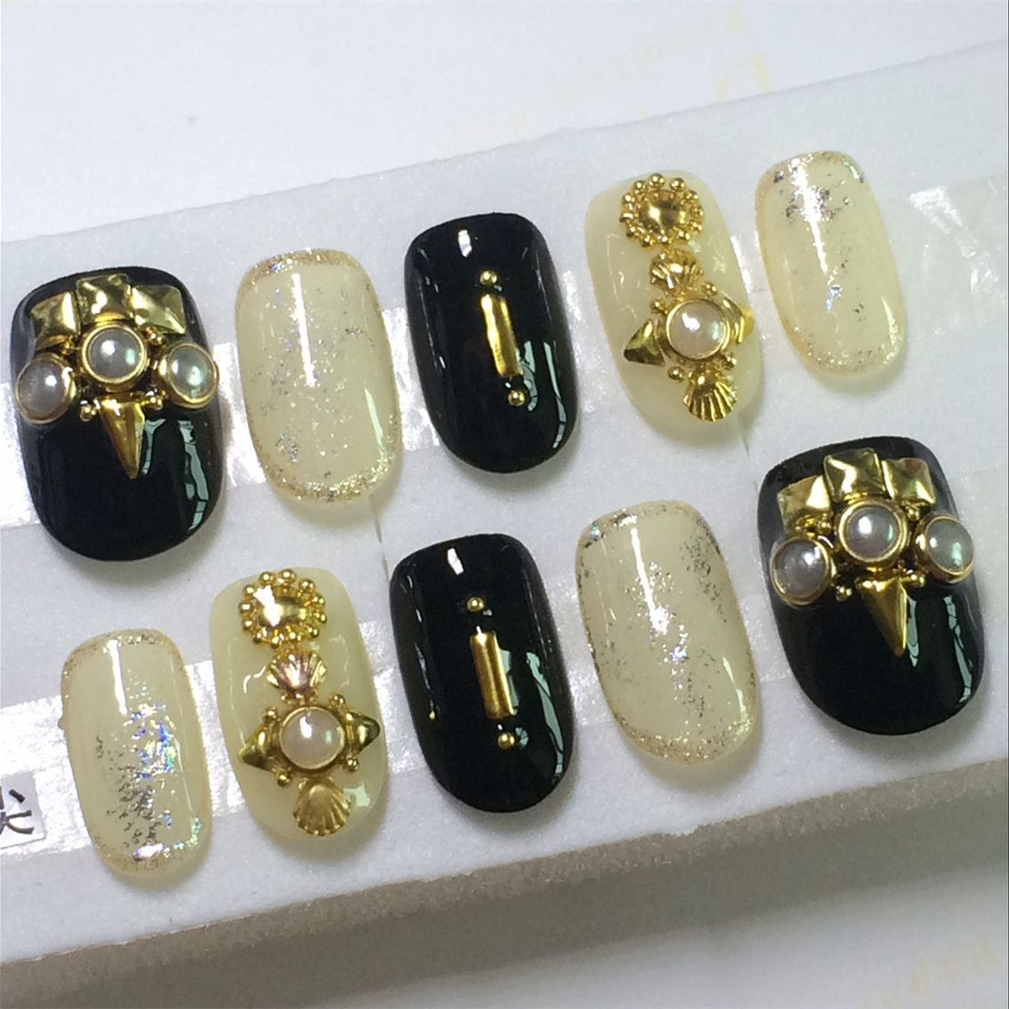手工美甲穿戴甲光疗贴片成品