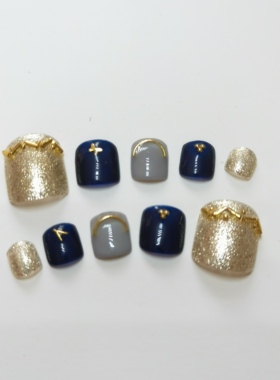 手工制作甲片穿戴甲光疗美甲成品