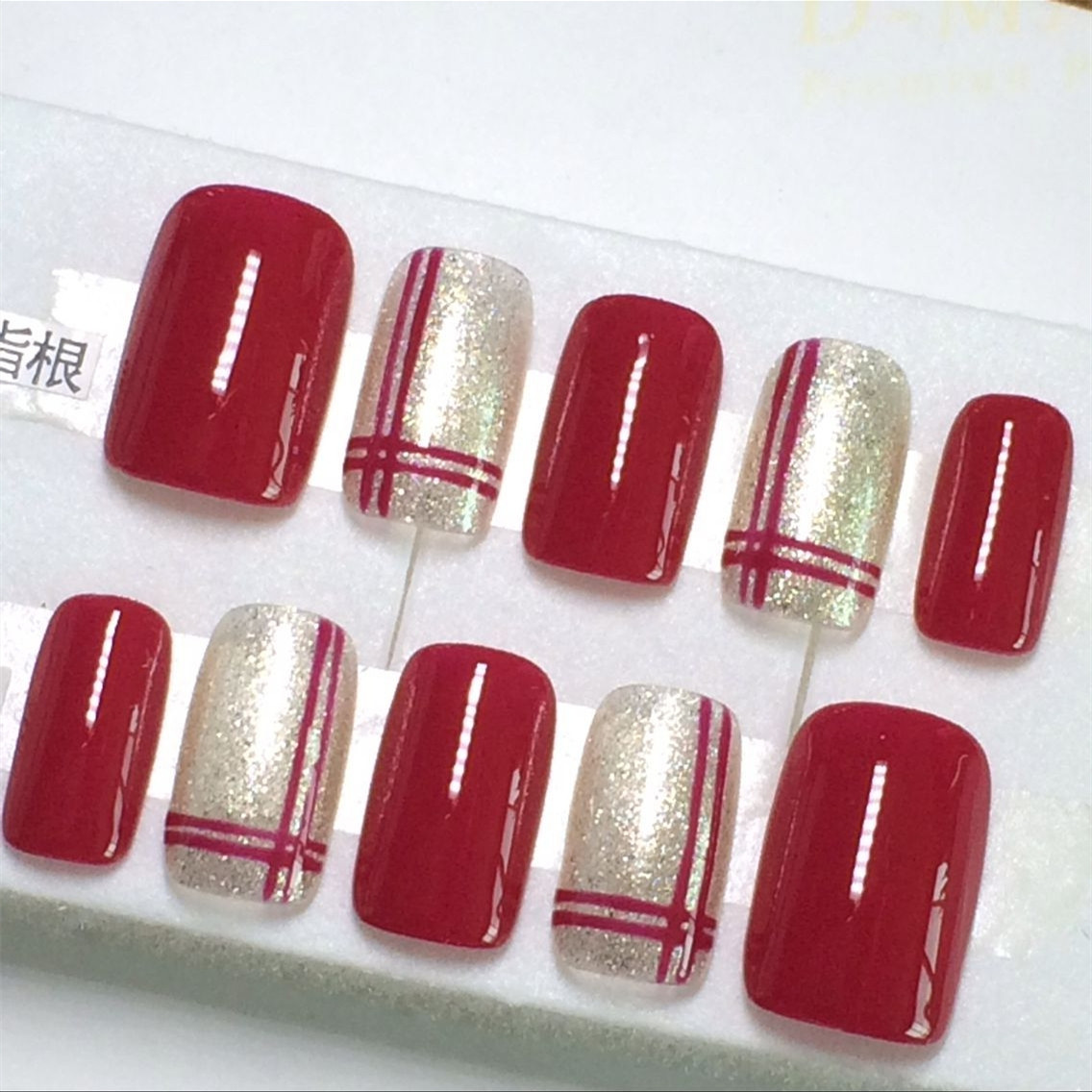 手工甲片穿戴甲美甲定做成品光疗
