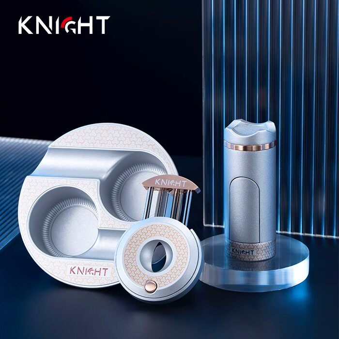 长城优品Knight骑士荣耀三件套雪茄剪打火机烟灰缸礼盒装雪茄配件