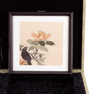 新品非遗新中式缂丝小挂屏家居国风国潮送外国人礼品伴手礼国礼