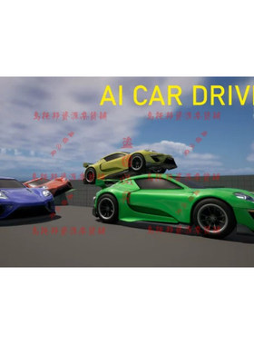 UE5虚幻5 AI CAR DRIVING 游戏人工智能赛车车辆行为蓝图
