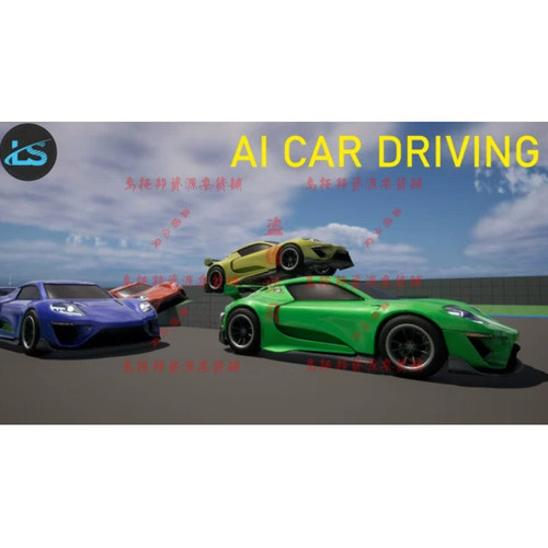 UE5虚幻5 AI CAR DRIVING 游戏人工智能赛车车辆行为蓝图