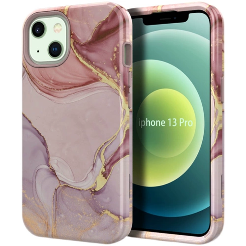Apple, мраморный совместимый чехол для телефона, iPhone13, защитная сумка из мягкой резины, защитный экран, 13promax, защита при падении, «три в одном», 15promax, увеличенная толщина